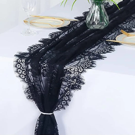 chemin de table en dentelle | Florale 300cm