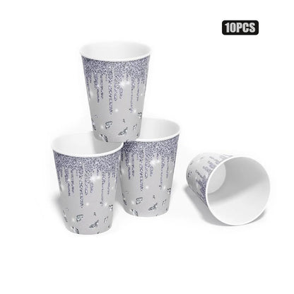 Assiettes Glamour | Argentées Jetables
