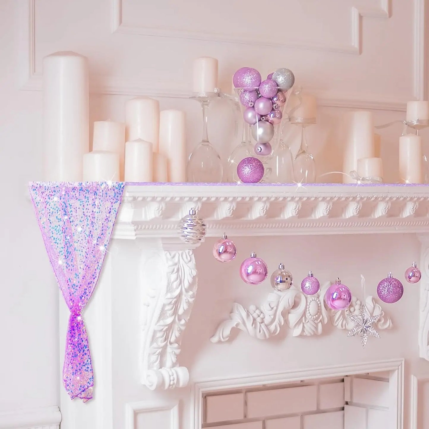 Chemin de table Paillettes | Réutilisable 6 Couleurs