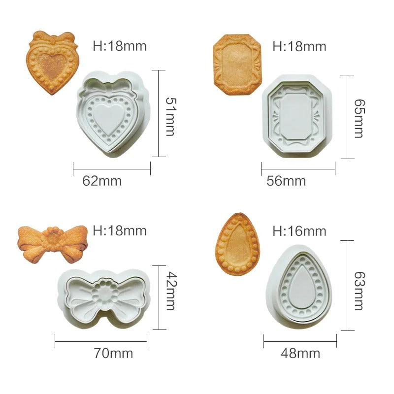Coupe-biscuits | Démoulage Facile