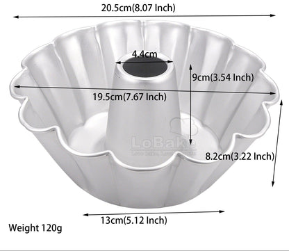 Moule à cheminée cannelé | Démoulage parfait