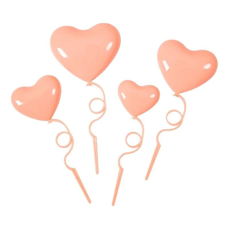 Décoration gateau ballon coeur | MagicPâtiss