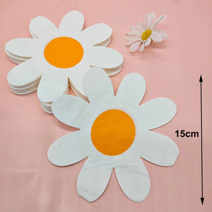 Serviette en papier florale | Élégance