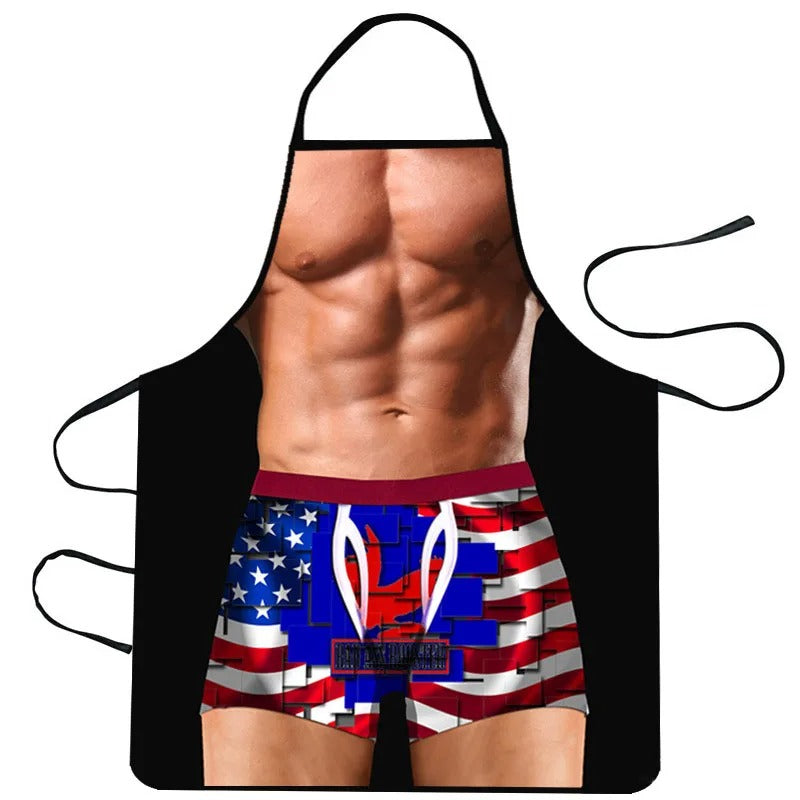 tablier homme musclé | CuisineHumour