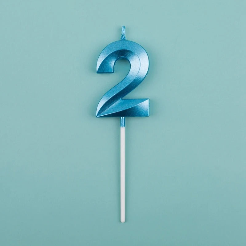 Décoration gâteau bougie 3D | Premium Celebration