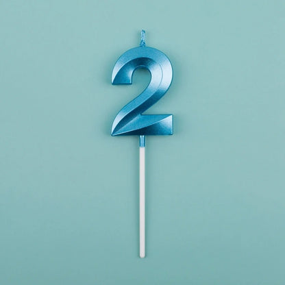 Décoration gâteau bougie 3D | Premium Celebration