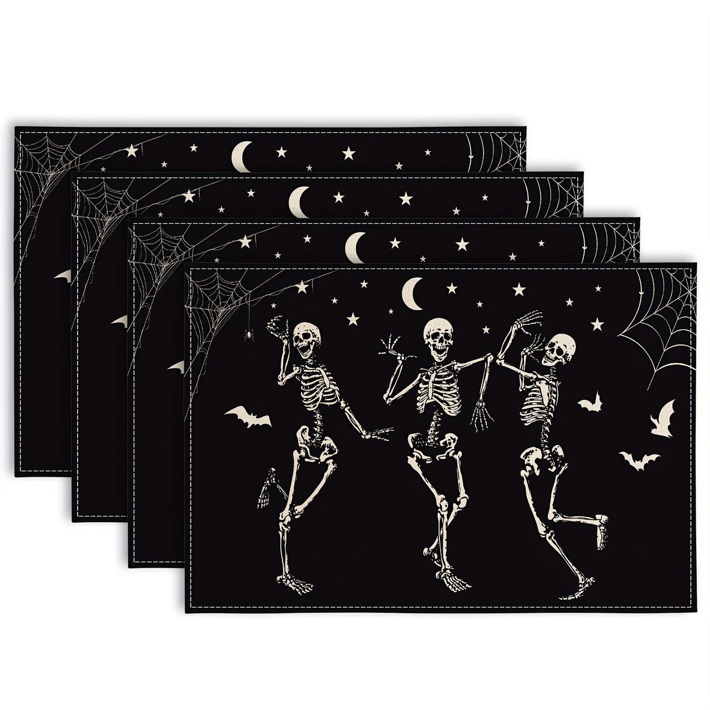 Napperon halloween | Squelette réutilisable