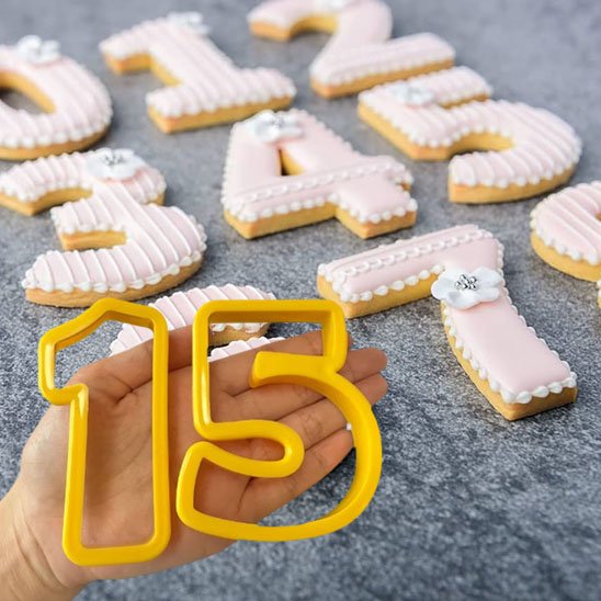 Moule number cake  anniversaire