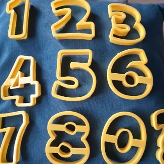 Moule number cake  de 0 à 9