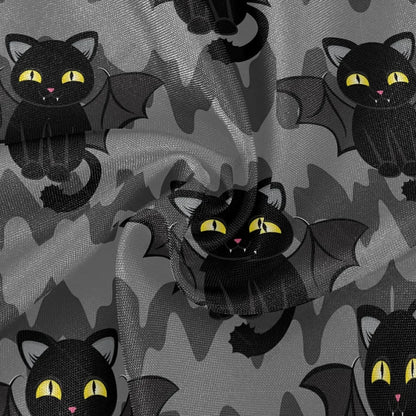 nappe ronde hallowwen chat souris