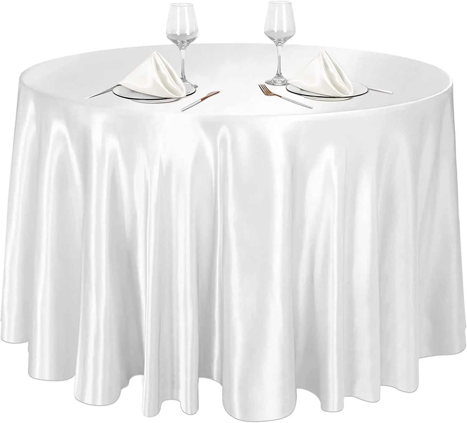 nappe satin ronde mariage