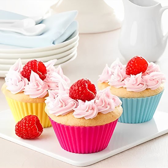 Moule silicone cupcake | Premium Antiadhésif