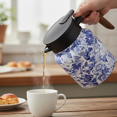 Théière avec infuseur 