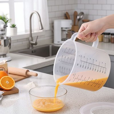 Verre doseur pratique 